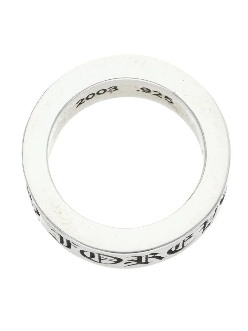 Chrome Hearts Spacer Forever Silver Ring